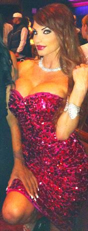 Red Sequin Dolce and Gabbana cocktail Dress